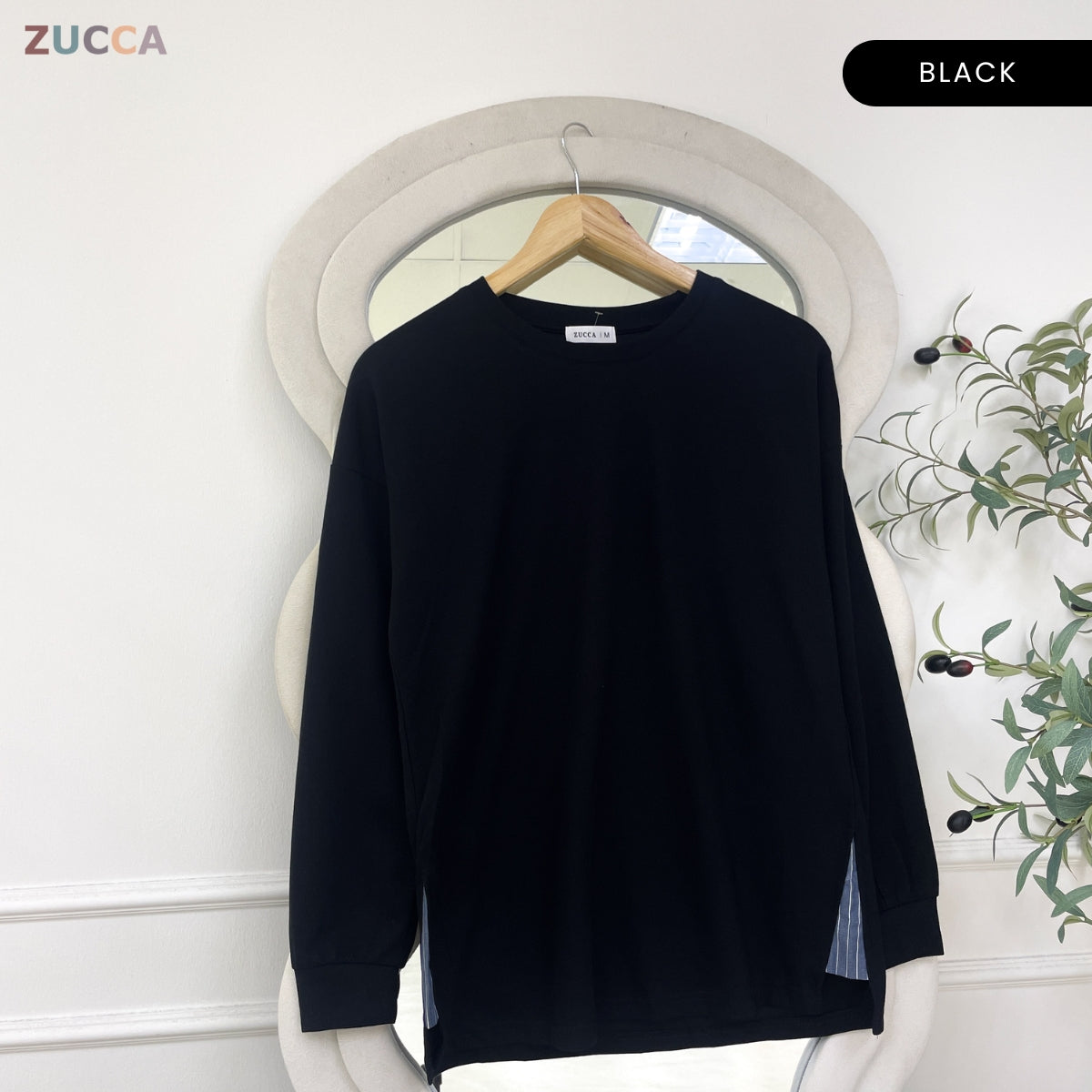 ZUCCA TALEA KASUAL WOMEN PLAIN SHIRT LONG SLEEVE - MA159