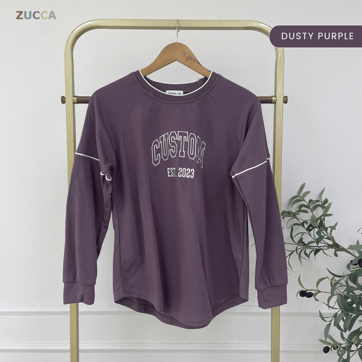 ZUCCA JESSICA CLASSIC CUSTOM EMBROIDERED LONGSLEEVE - MA161