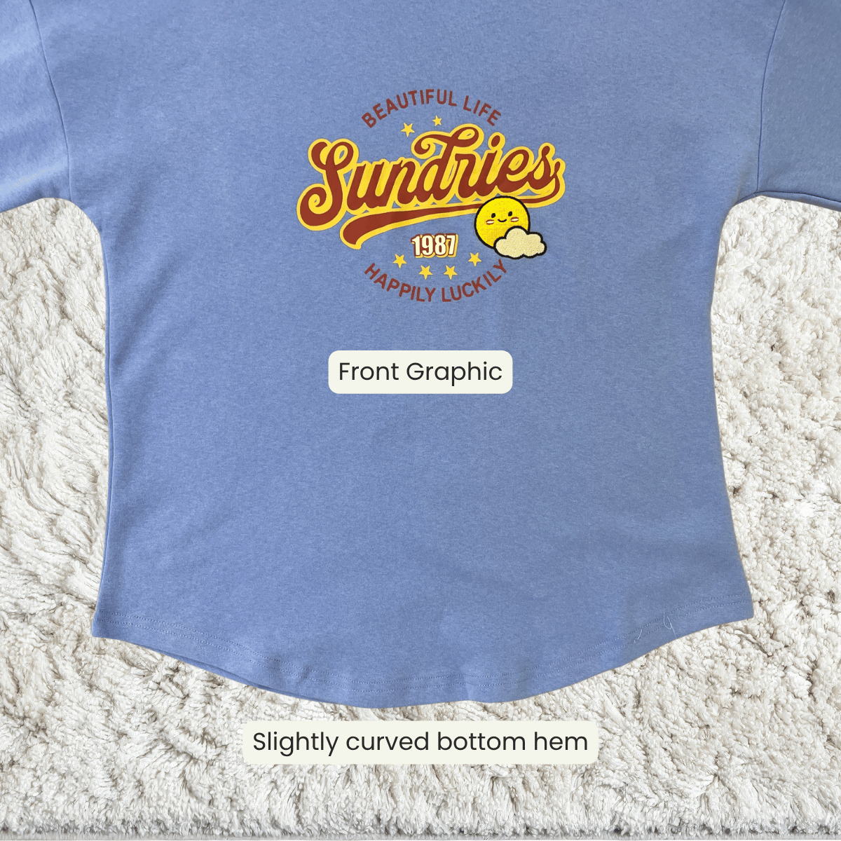ZUCCA DARLIA GRAPHIC PRINTED LONG SLEEVE-MA163