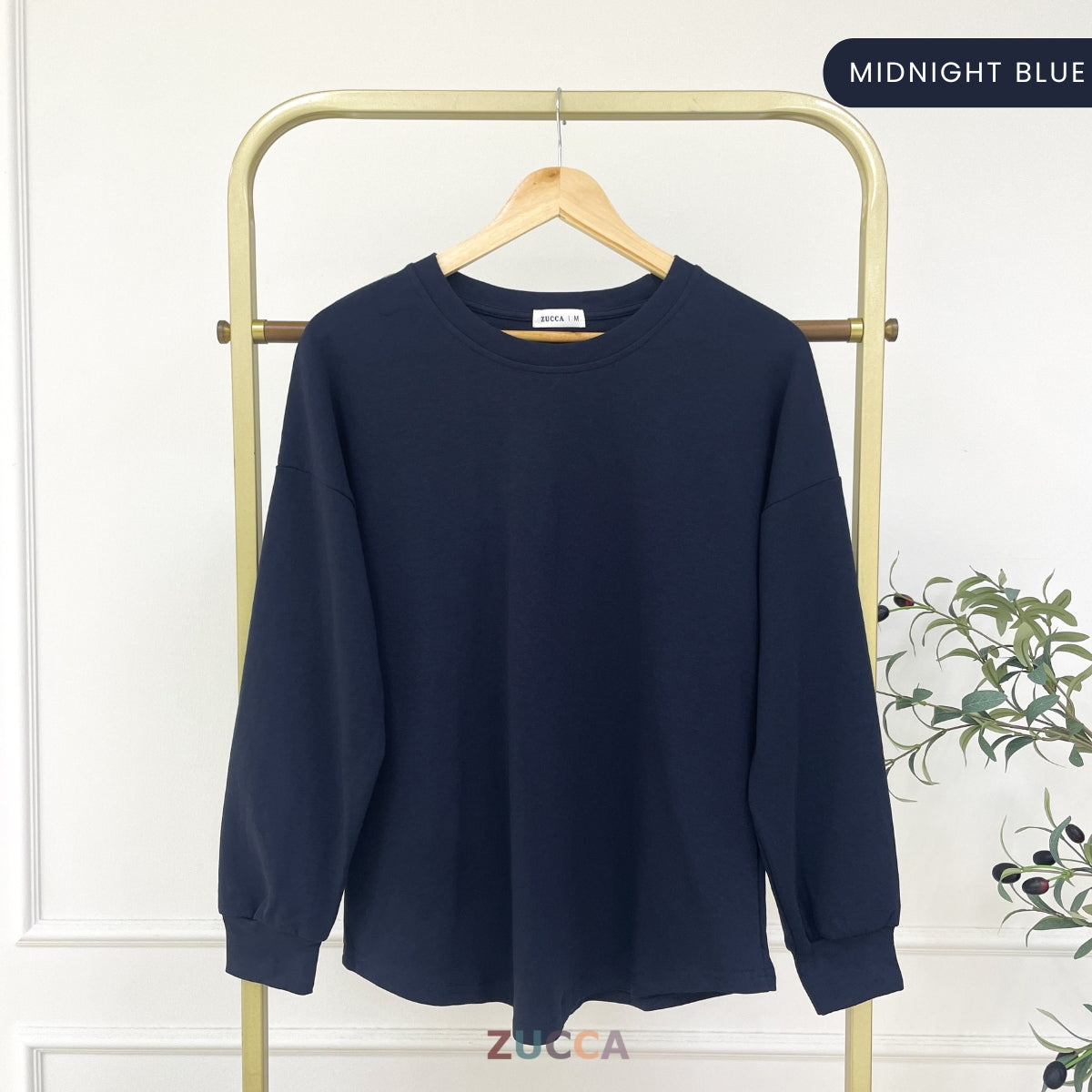 ZUCCA DARLIA KASUAL WOMEN PLAIN OVERSIZE SHIRT LONG SLEEVE - MA163