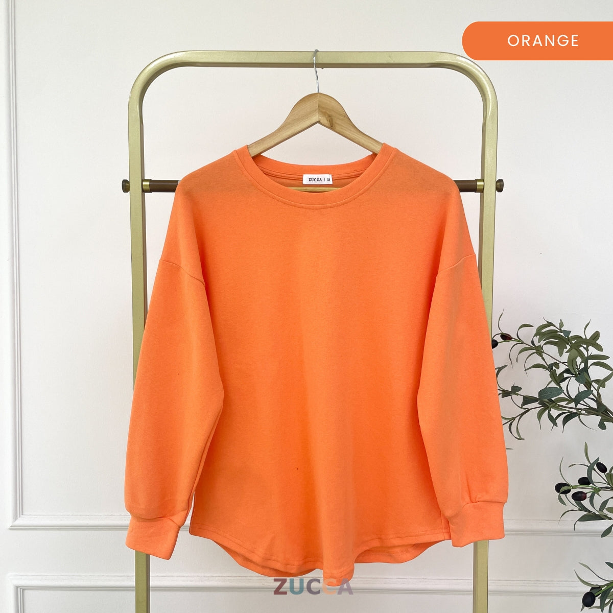 ZUCCA DARLIA KASUAL WOMEN PLAIN OVERSIZE SHIRT LONG SLEEVE - MA163