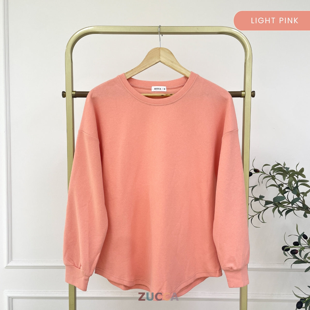 ZUCCA DARLIA KASUAL WOMEN PLAIN OVERSIZE SHIRT LONG SLEEVE - MA163