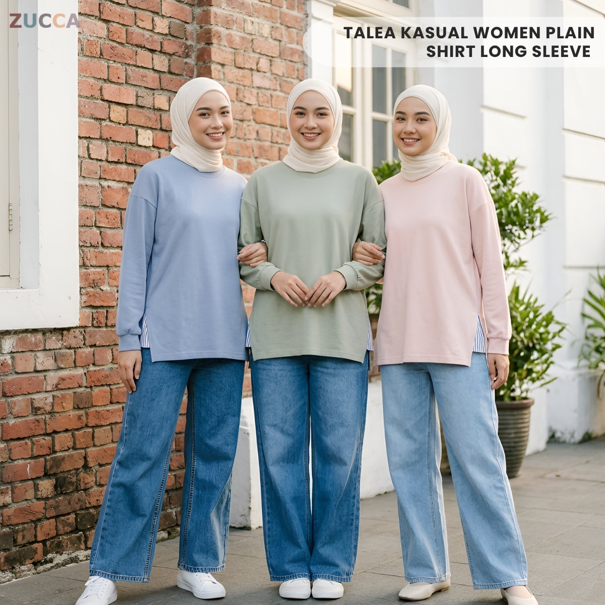 ZUCCA TALEA KASUAL WOMEN PLAIN SHIRT LONG SLEEVE - MA159