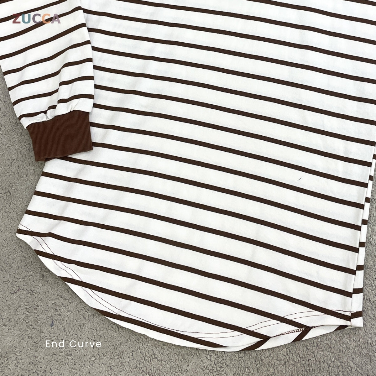 ZUCCA AZUNA KASUAL WOMEN STRIPE LONG SLEEVE - MA172