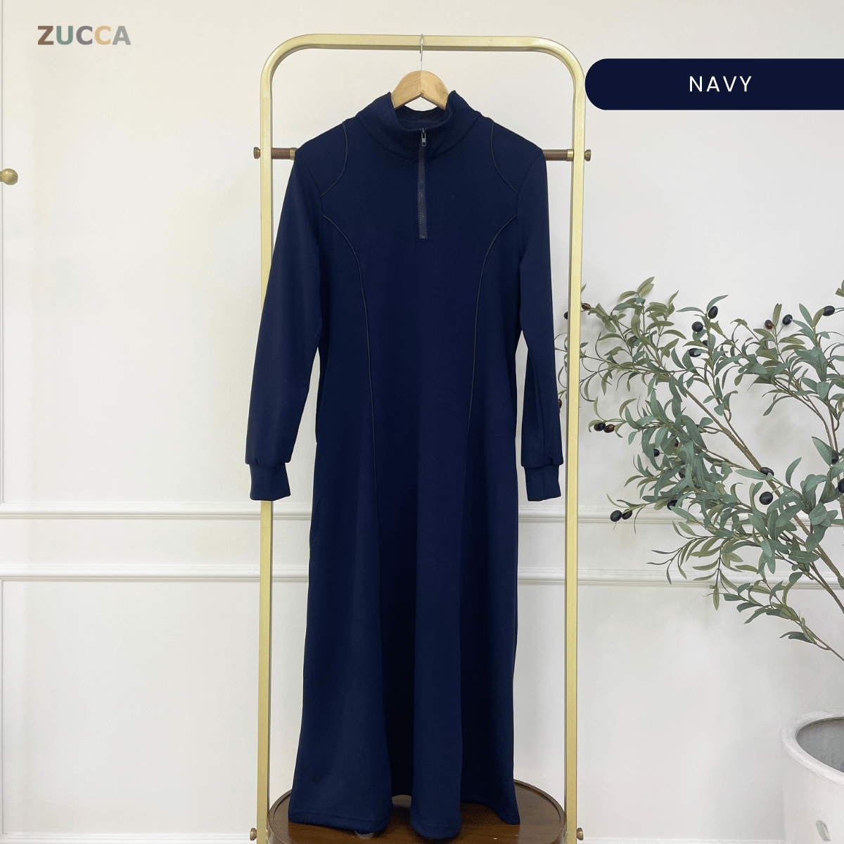 ZUCCA CINDY SPORTY CONTOUR MODEST DRESS – MA178