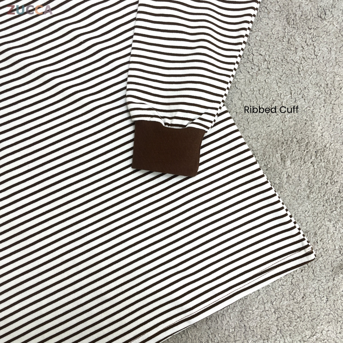 ZUCCA GRACE WOMEN KASUAL STRIPE SHIRT LONG SLEEVE - MA166
