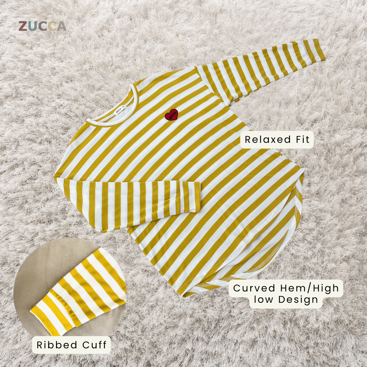 ZUCCA NAZRA CASUAL STRIPE WOMEN BLOUSE - MA200