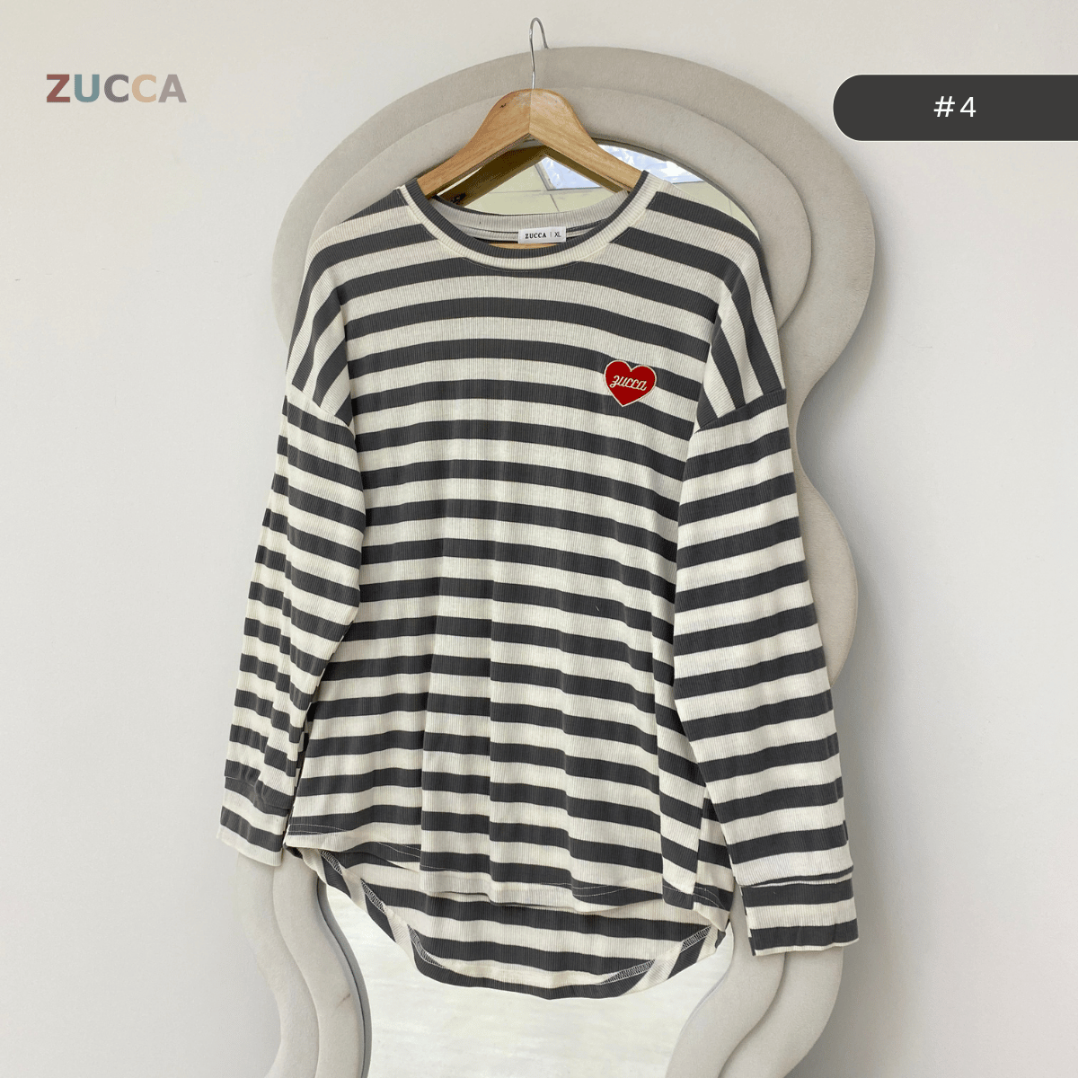 ZUCCA NAZRA CASUAL STRIPE WOMEN BLOUSE - MA200