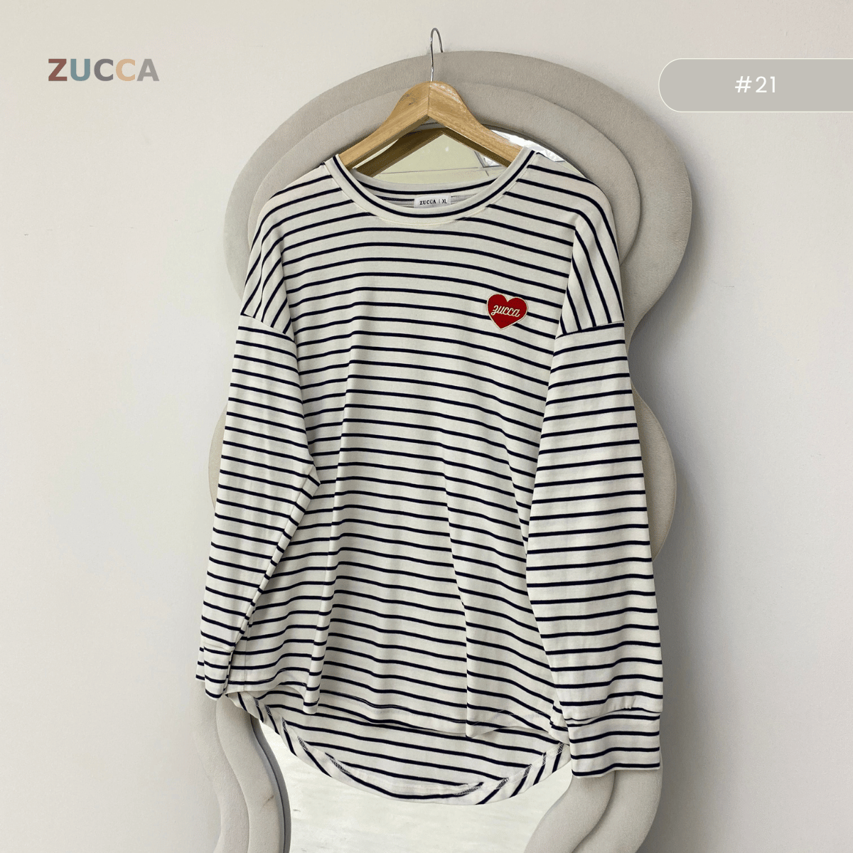 ZUCCA NAZRA CASUAL STRIPE WOMEN BLOUSE - MA200