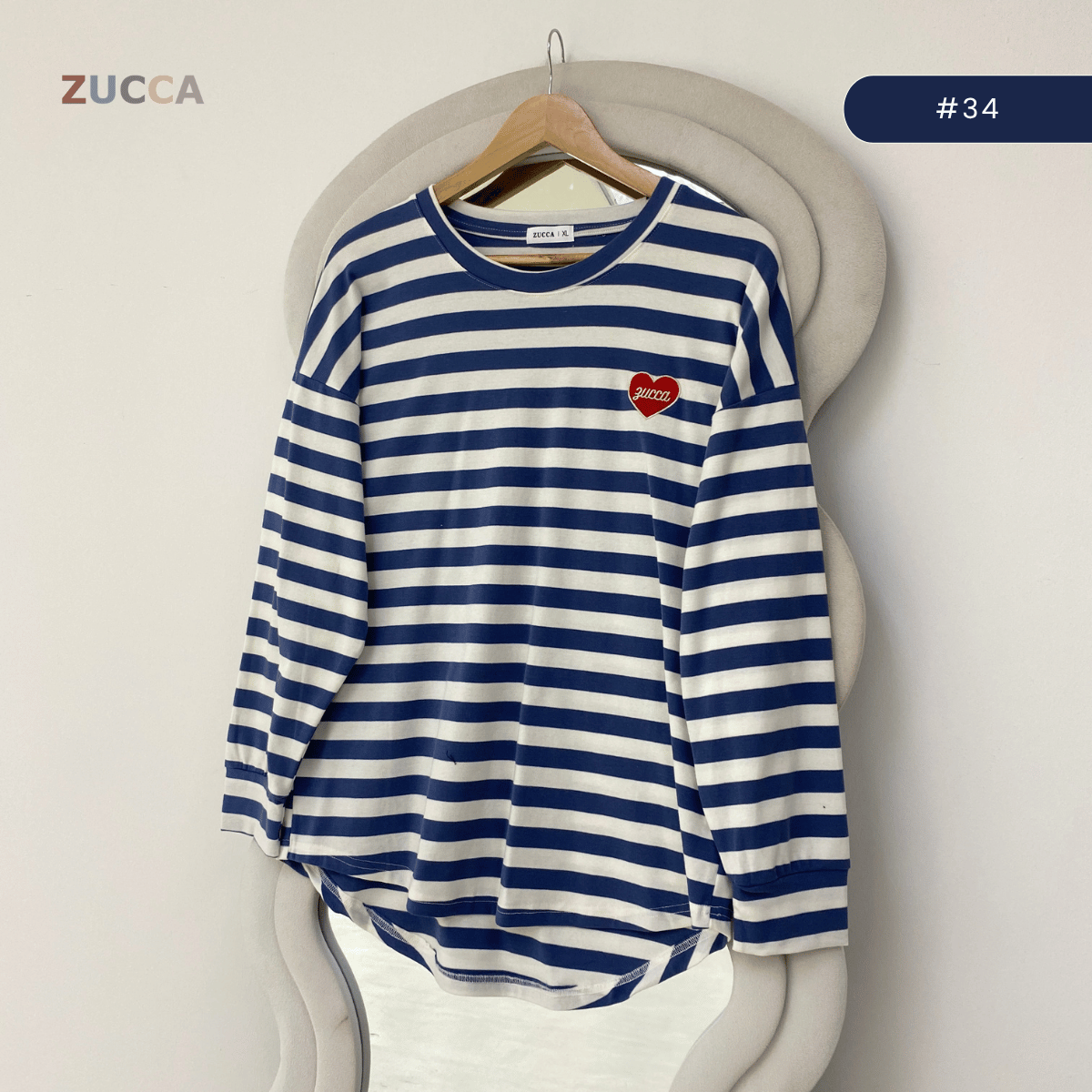 ZUCCA NAZRA CASUAL STRIPE WOMEN BLOUSE - MA200