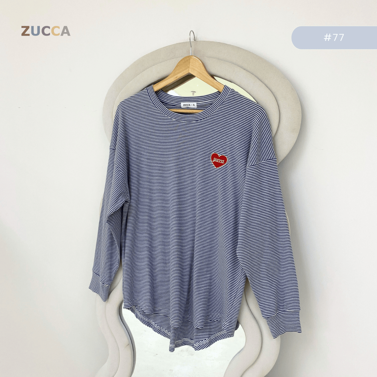 ZUCCA NAZRA CASUAL STRIPE WOMEN BLOUSE - MA200