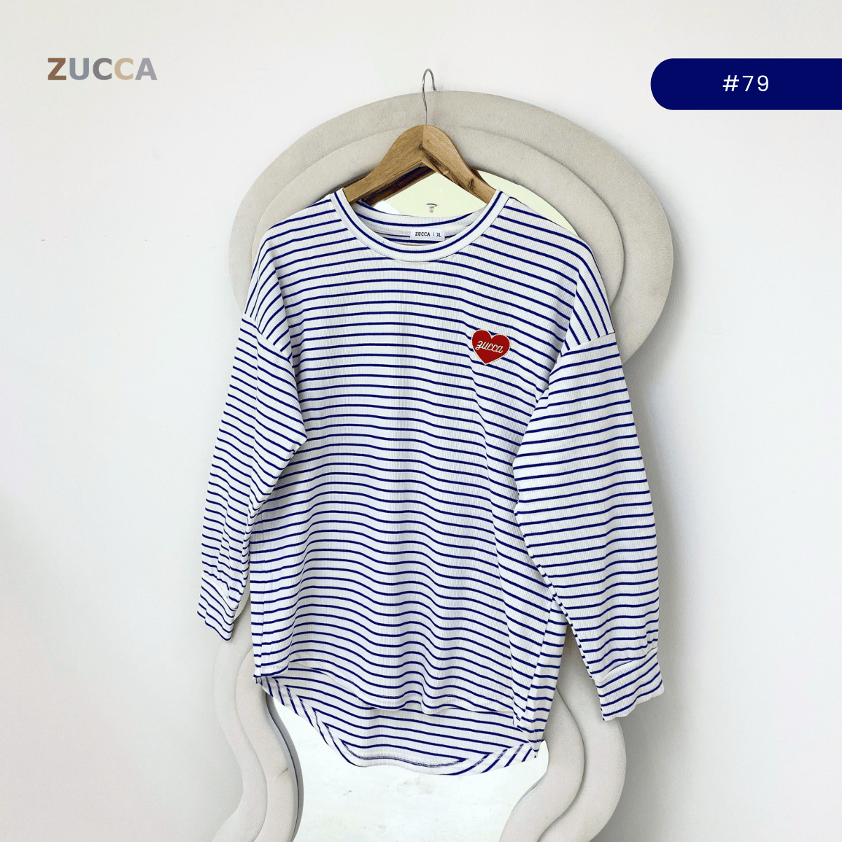 ZUCCA NAZRA CASUAL STRIPE WOMEN BLOUSE - MA200