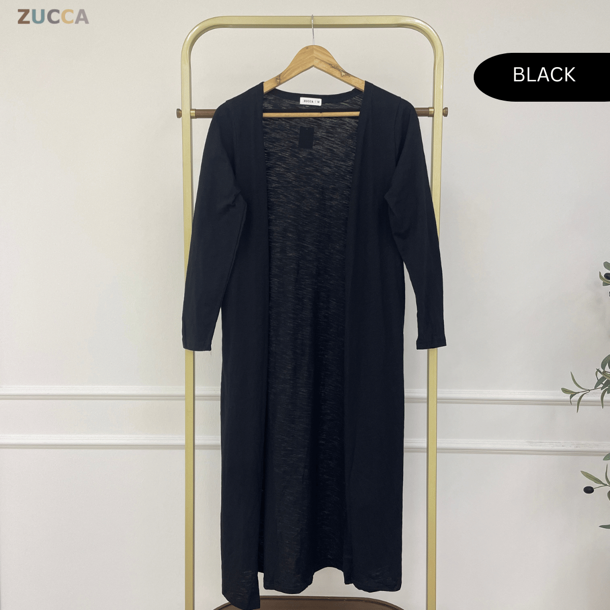 ZUCCA SAIDA LONGLINE FLOW CARDIGAN - MA203 (GN292)
