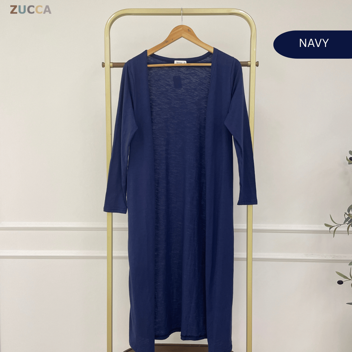 ZUCCA SAIDA LONGLINE FLOW CARDIGAN - MA203 (GN292)