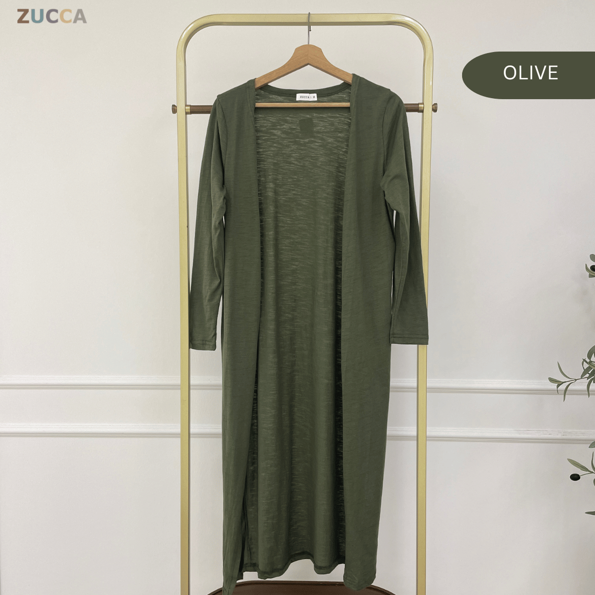 ZUCCA SAIDA LONGLINE FLOW CARDIGAN - MA203 (GN292)