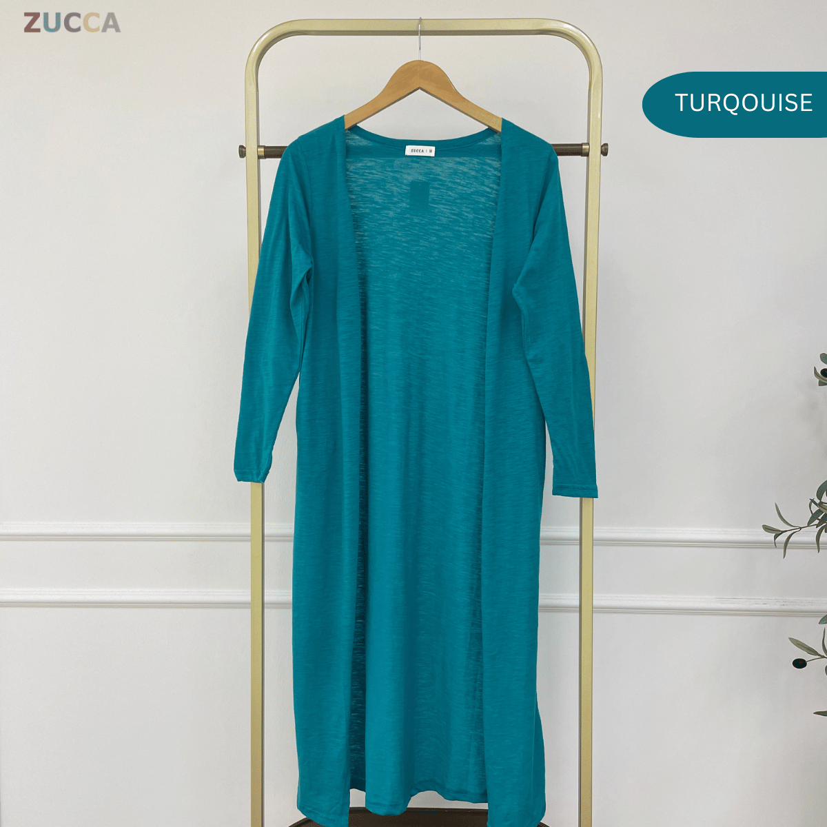 ZUCCA SAIDA LONGLINE FLOW CARDIGAN - MA203 (GN292)