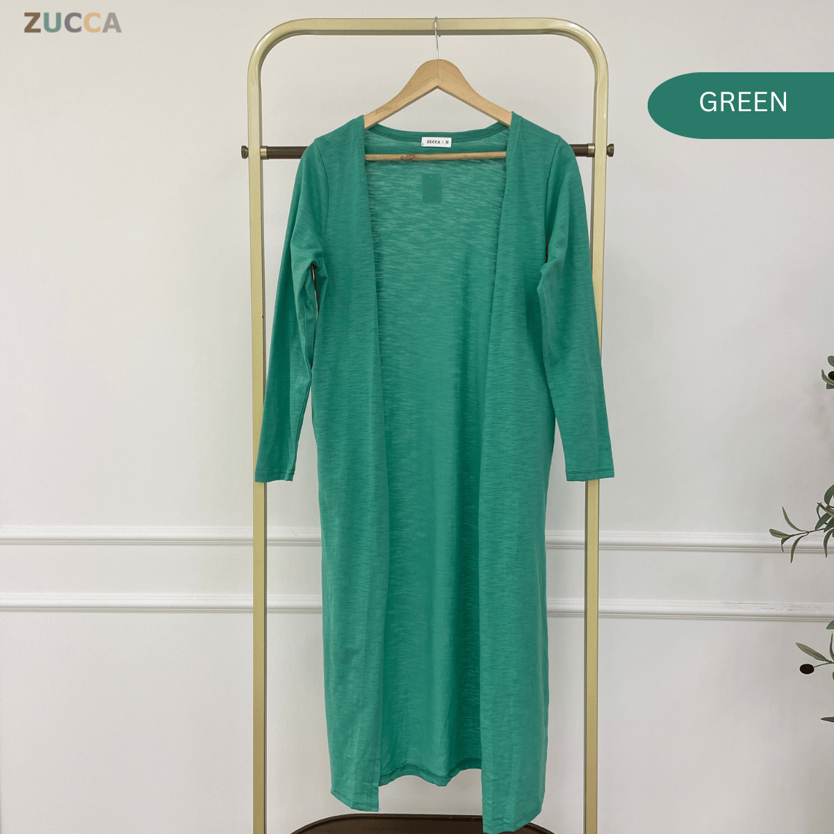 ZUCCA SAIDA LONGLINE FLOW CARDIGAN - MA203 (GN292)