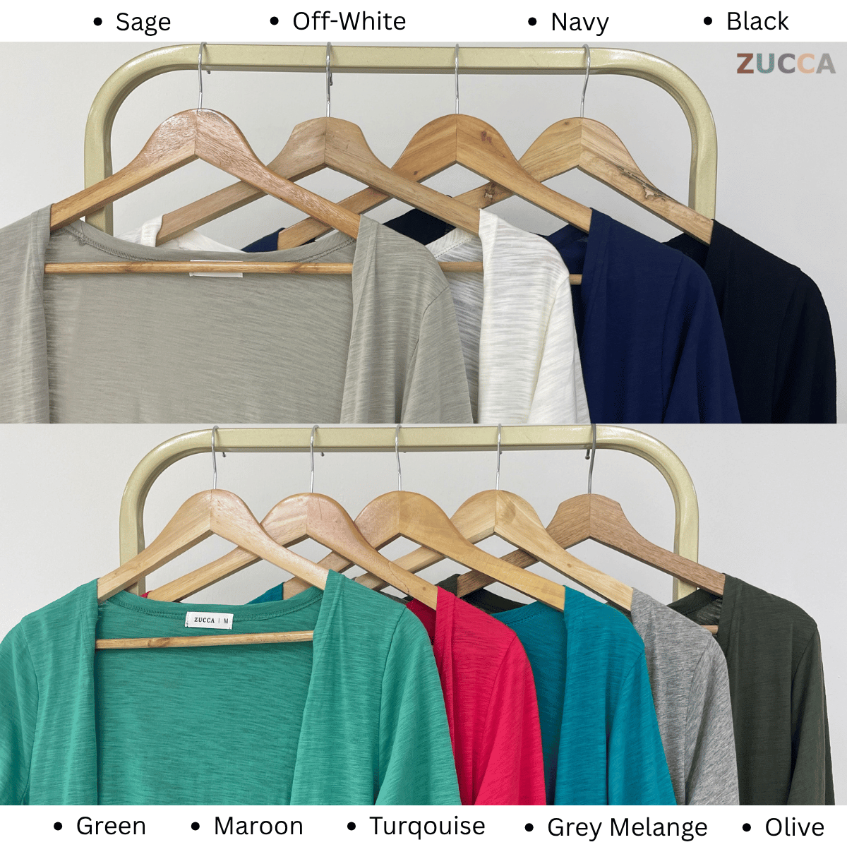 ZUCCA SAIDA LONGLINE FLOW CARDIGAN - MA203 (GN292)