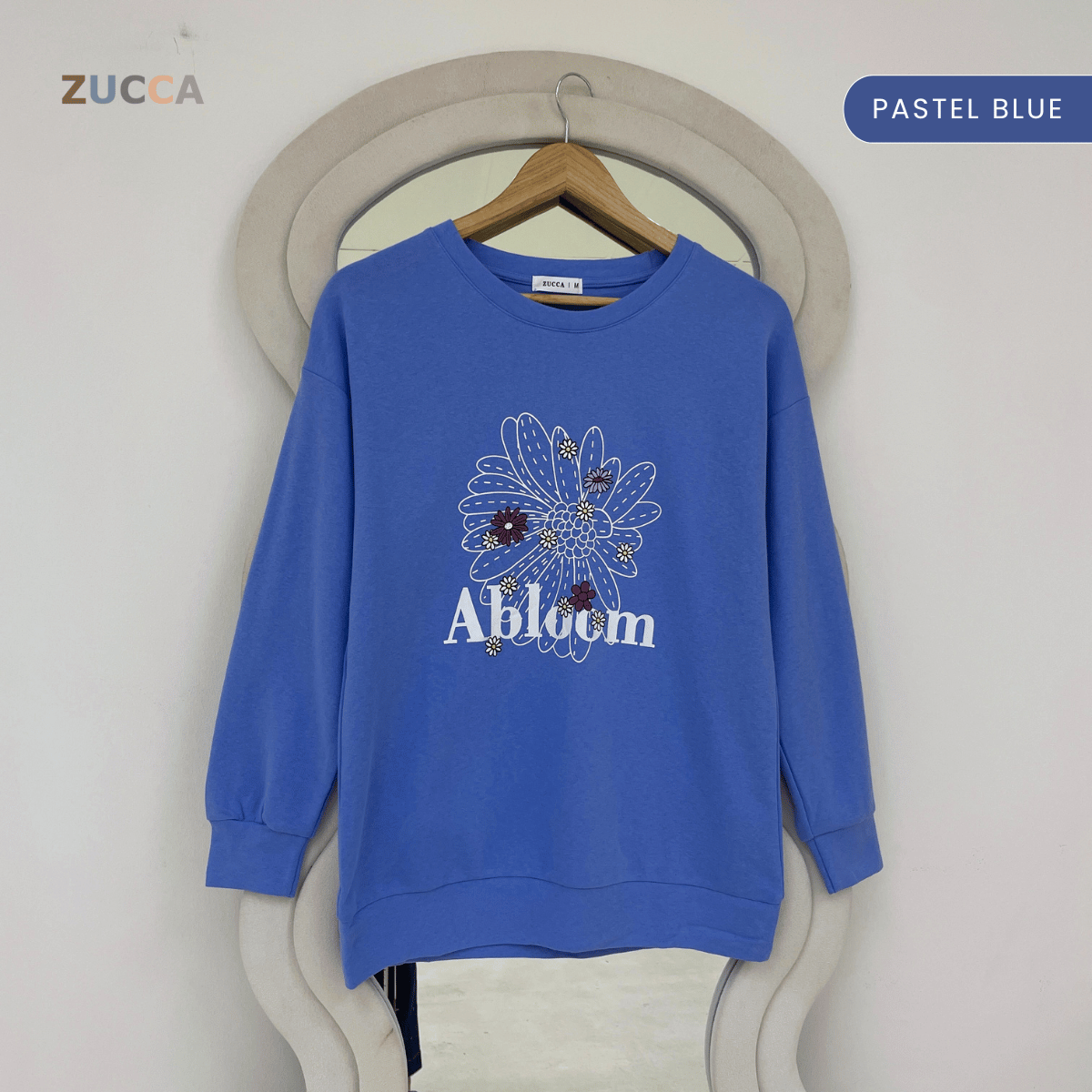ZUCCA DELISYA COZY LONG SLEEVE WOMEN SWEATSHIRT - MA207