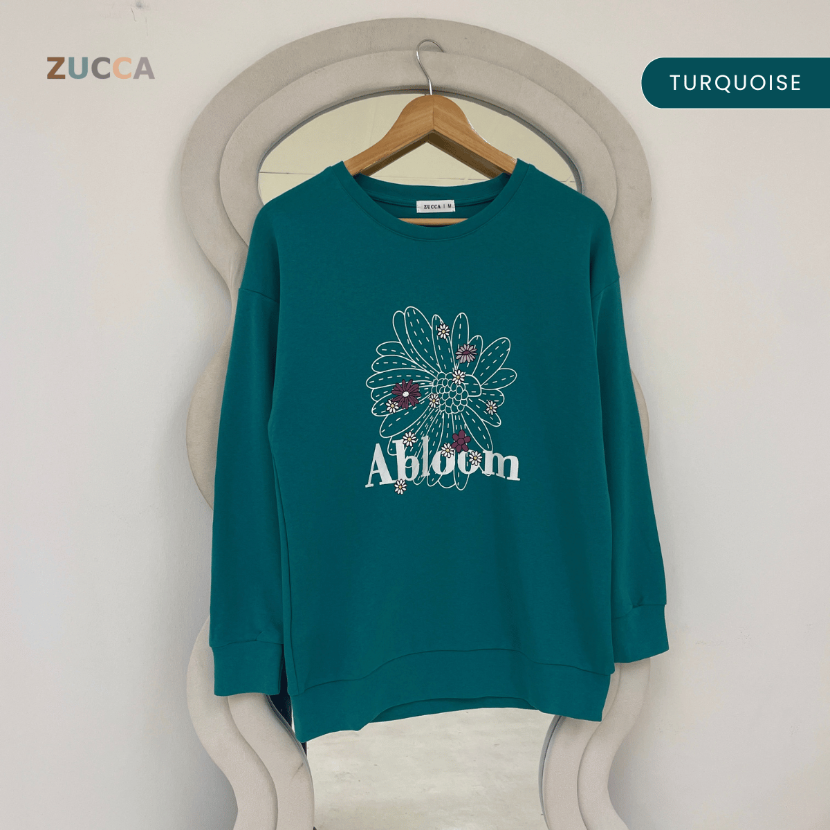 ZUCCA DELISYA COZY LONG SLEEVE WOMEN SWEATSHIRT - MA207