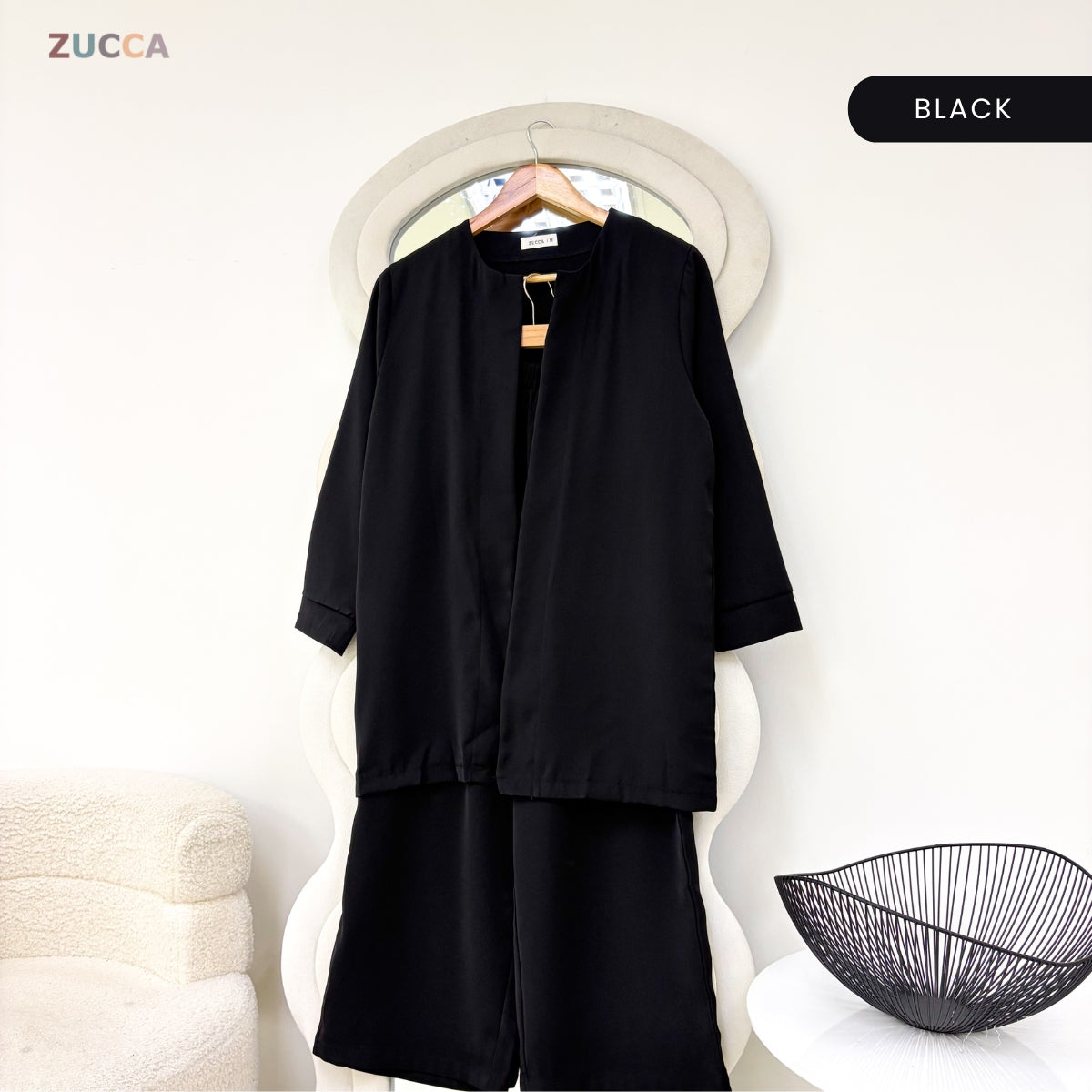 ZUCCA JAZLYN KASUAL WOMEN MODEST TOP & PANTS SET - MA213