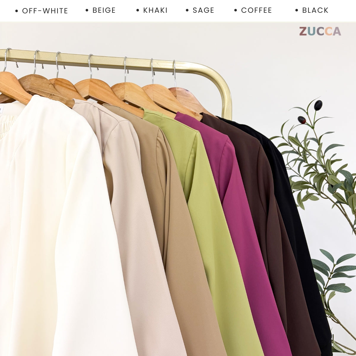 ZUCCA JAZLYN KASUAL WOMEN MODEST TOP & PANTS SET - MA213