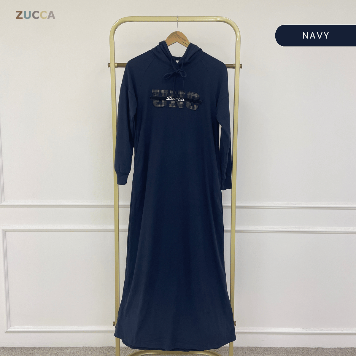ZUCCA NAYLORA CASUAL HOODIE MAXI DRESS – MA231