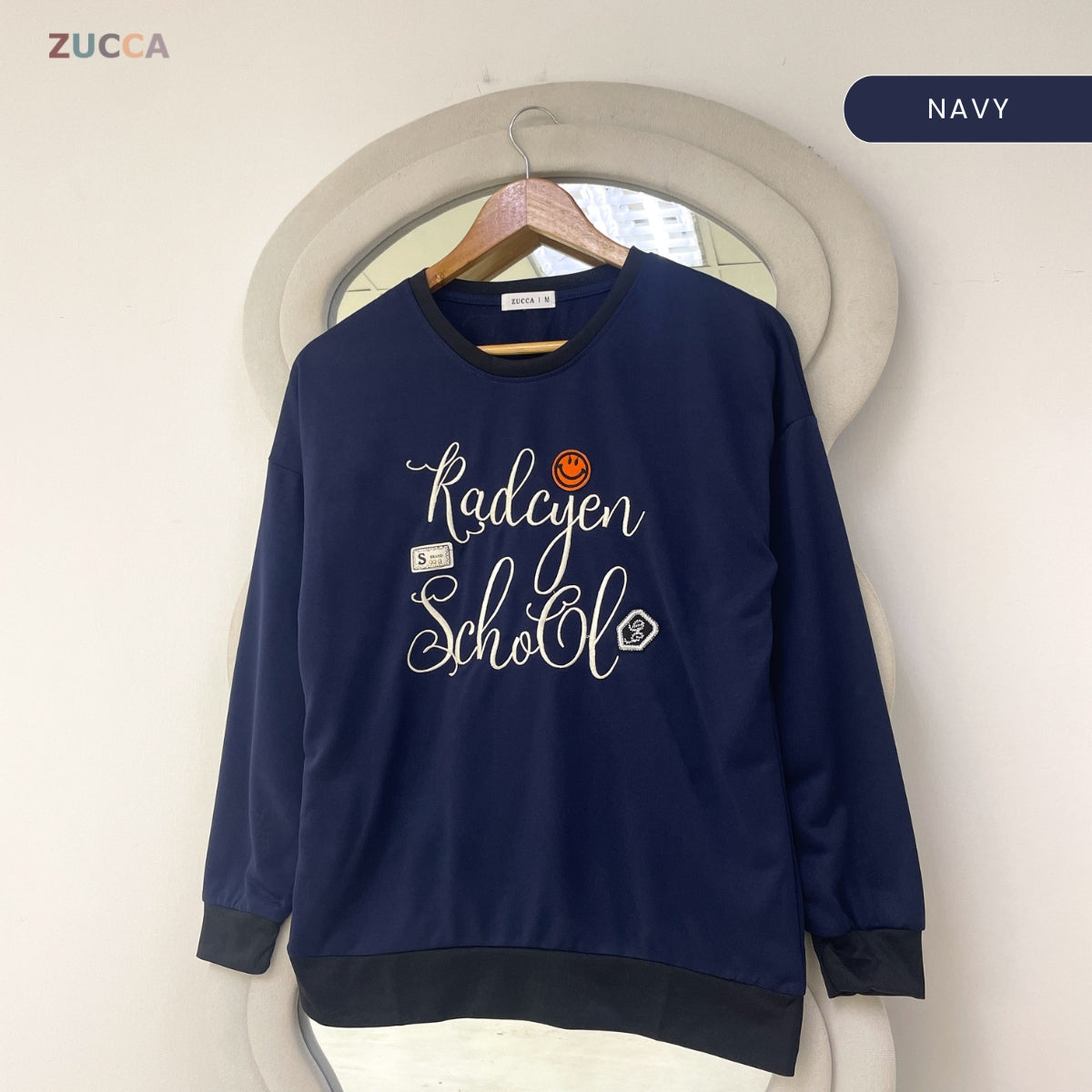 ZUCCA SARINA KASUAL WOMEN SWEATSHIRT LONG SLEEVE - MA236