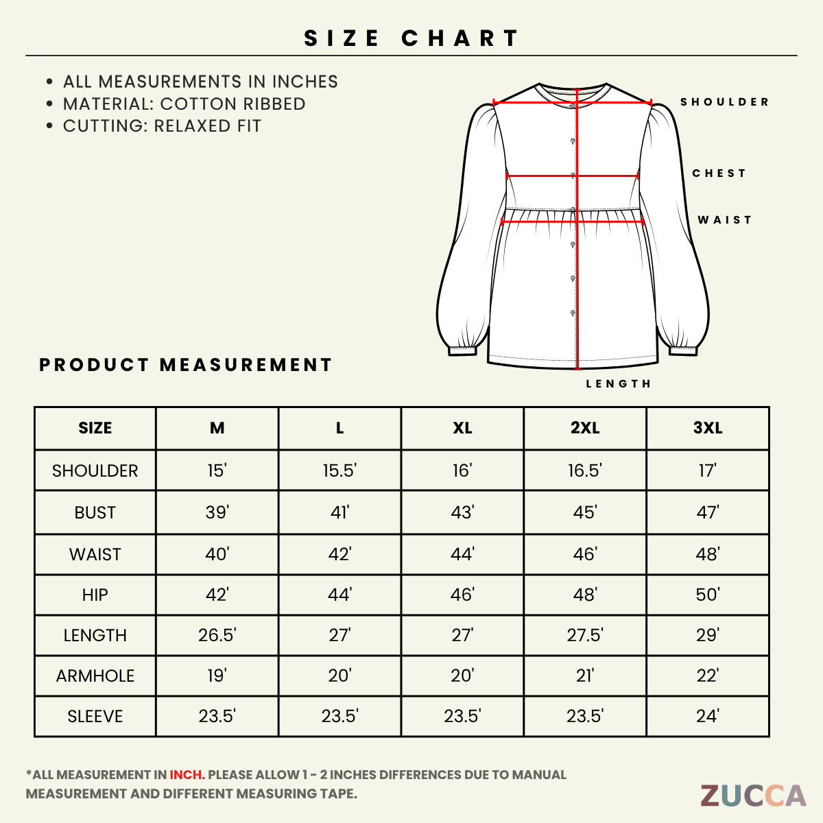 ZUCCA STACY RIBBED KNIT ATTACHED WOMEN BLOUSE - MA274