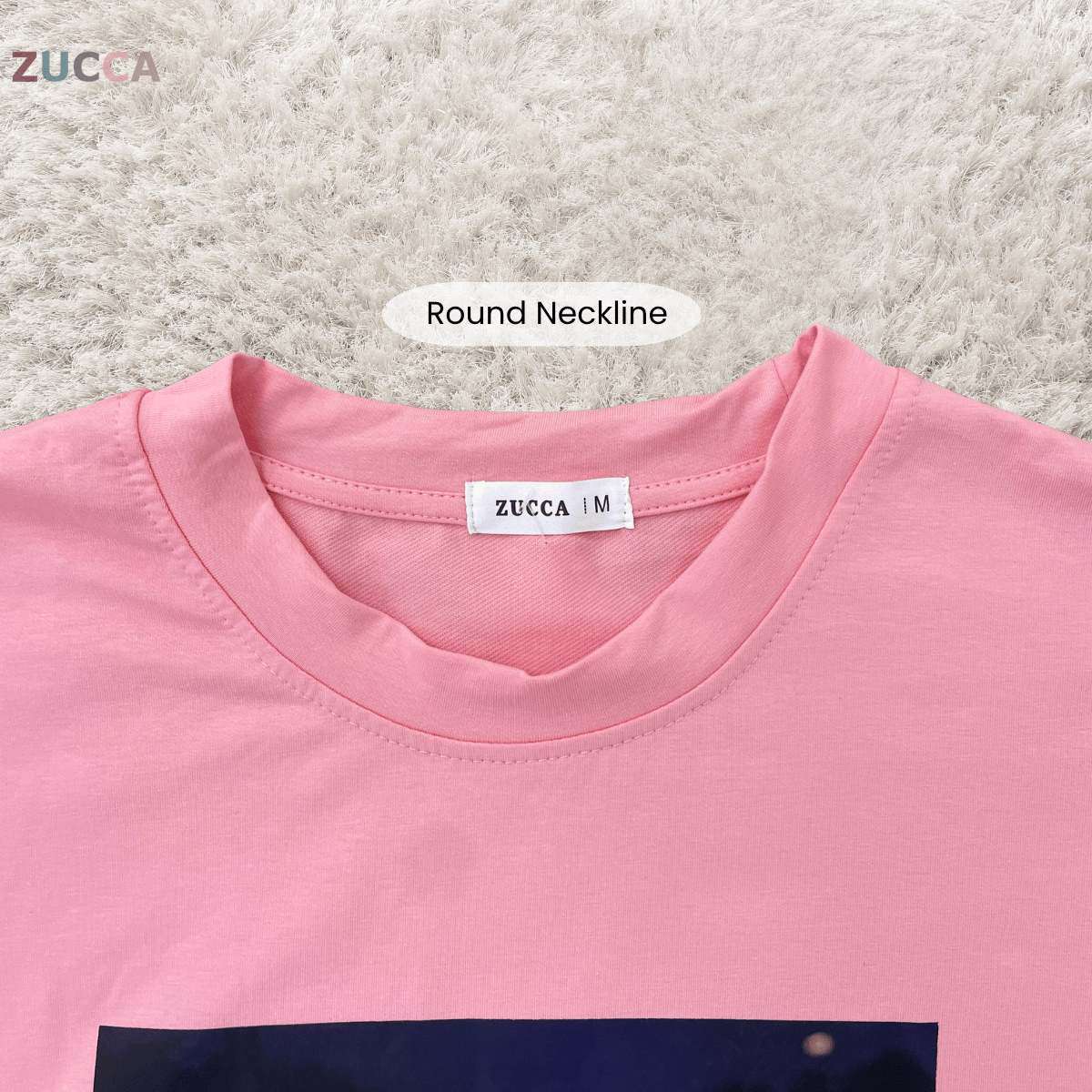 ZUCCA MEIZY GRAPHIC LONG SLEEVE TOP - MA248