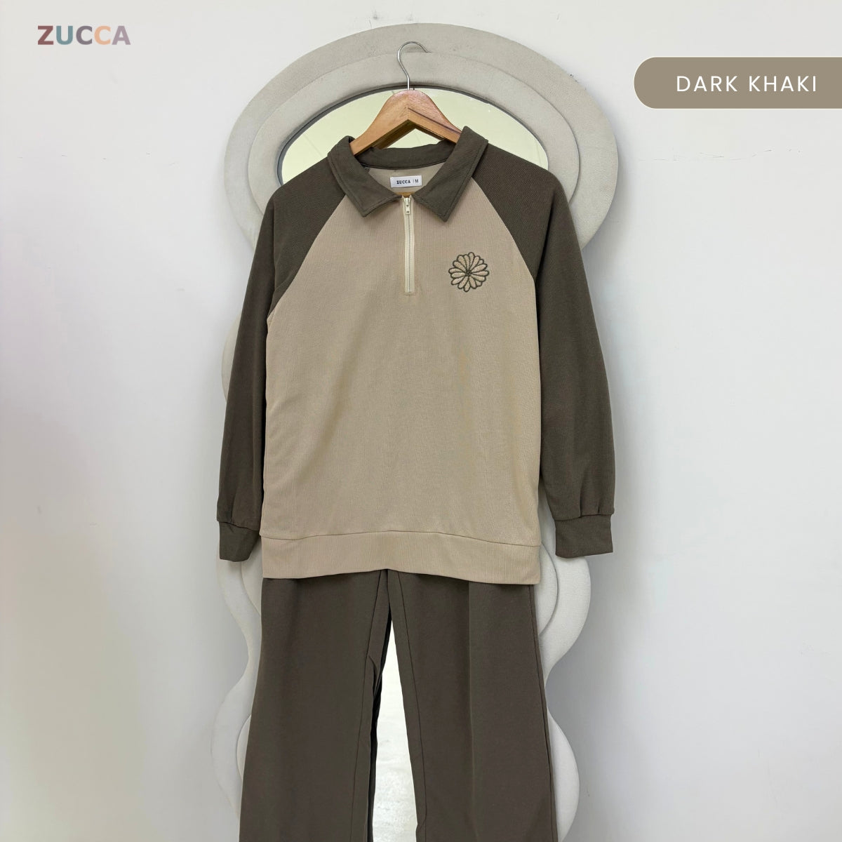 ZUCCA NAURIN TWO TONE RELAXED SET - MA250