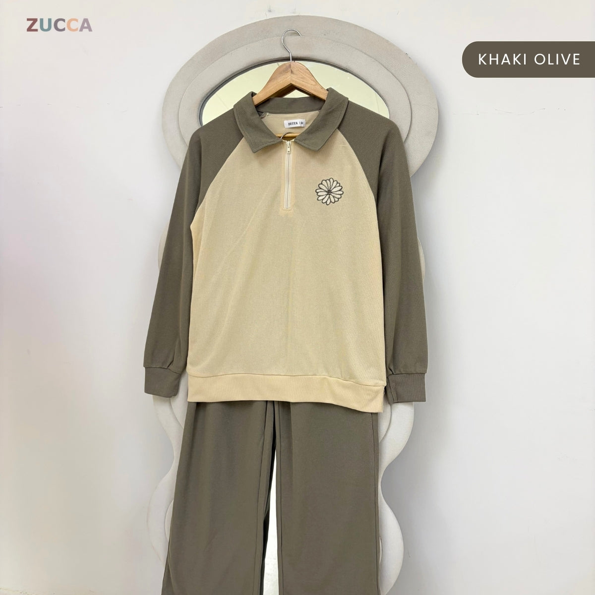 ZUCCA NAURIN TWO TONE RELAXED SET - MA250