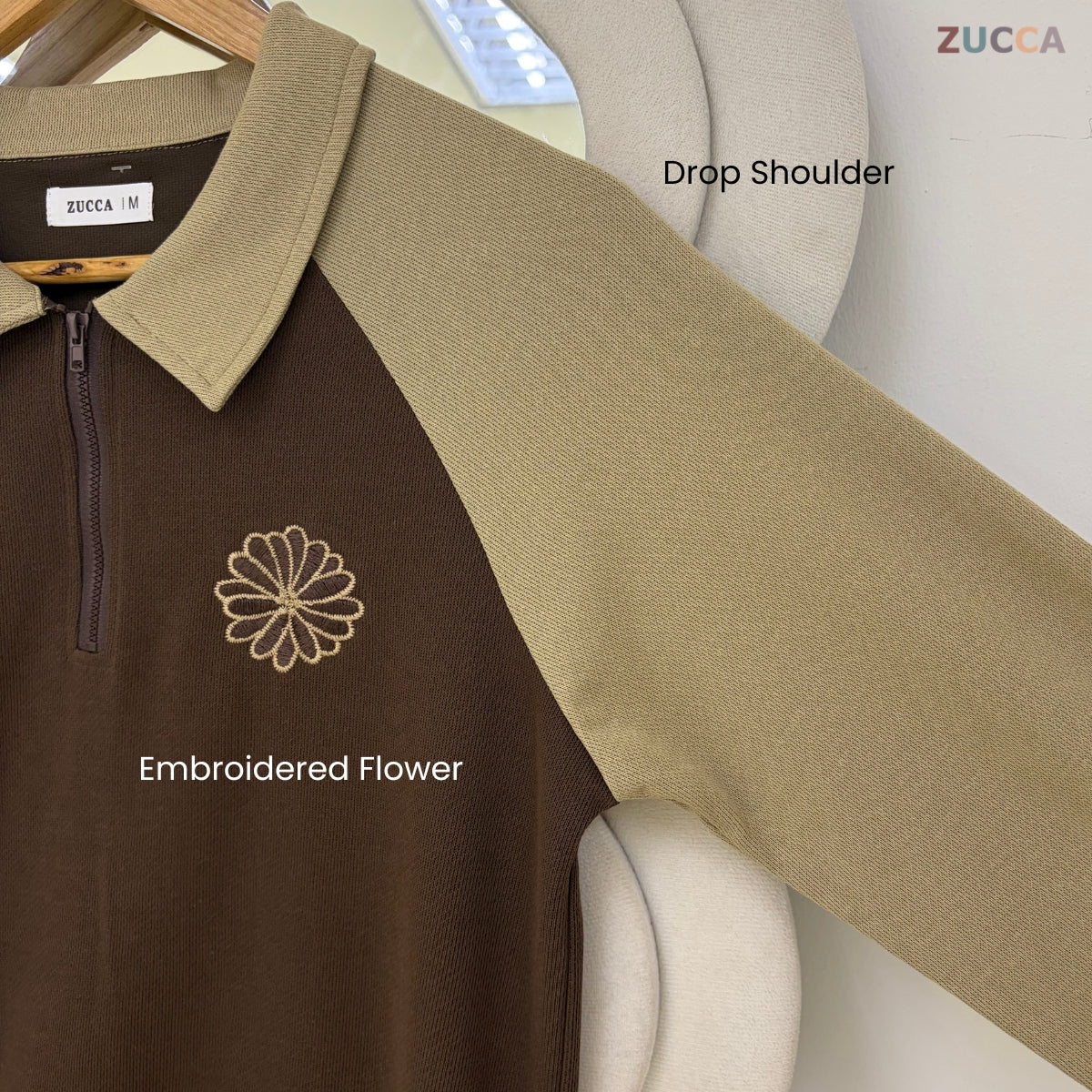ZUCCA NAURIN TWO TONE RELAXED SET - MA250