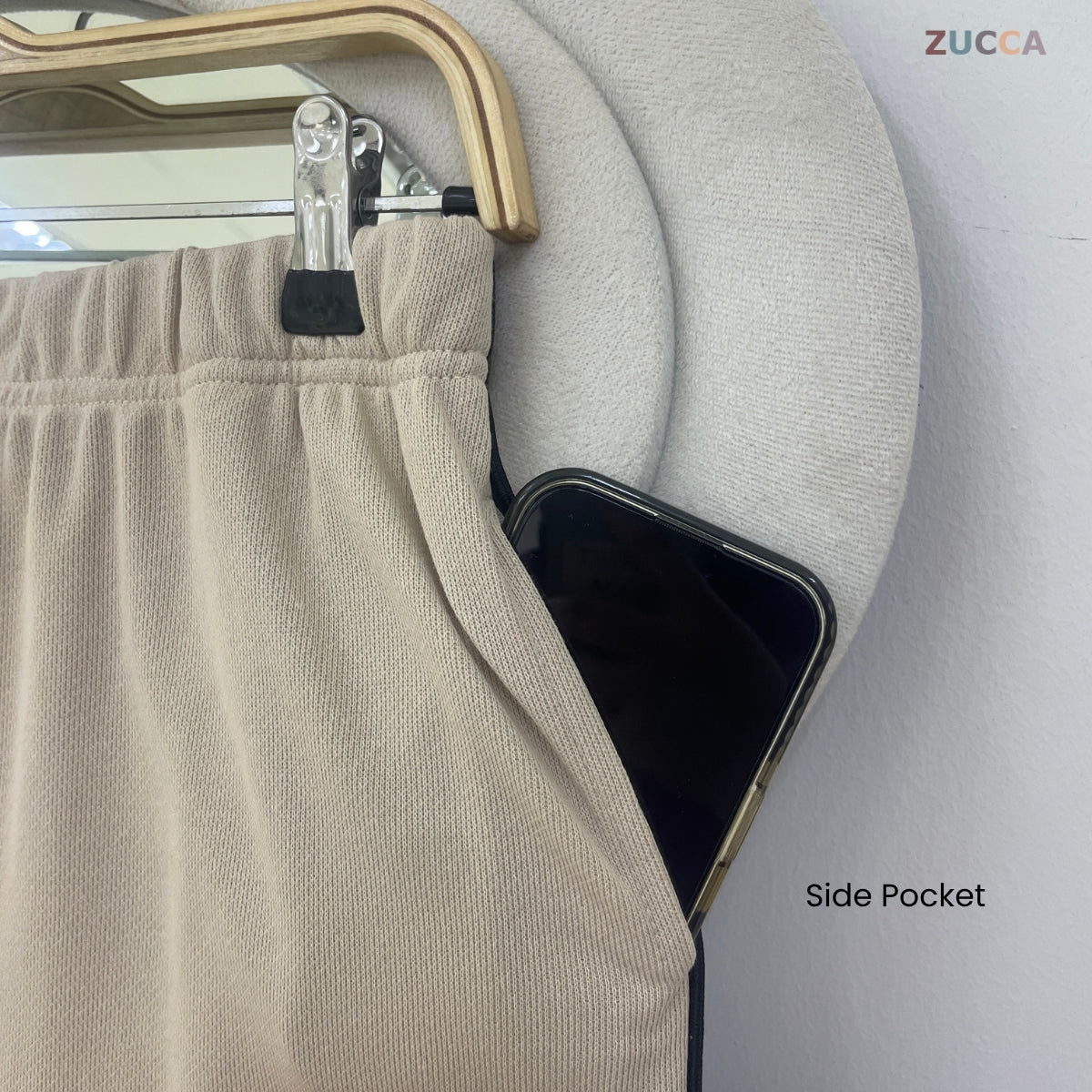 ZUCCA SABRINA WOMEN CASUAL LOUNGE SET LONG SLEEVE COLLAR TOP- MA252