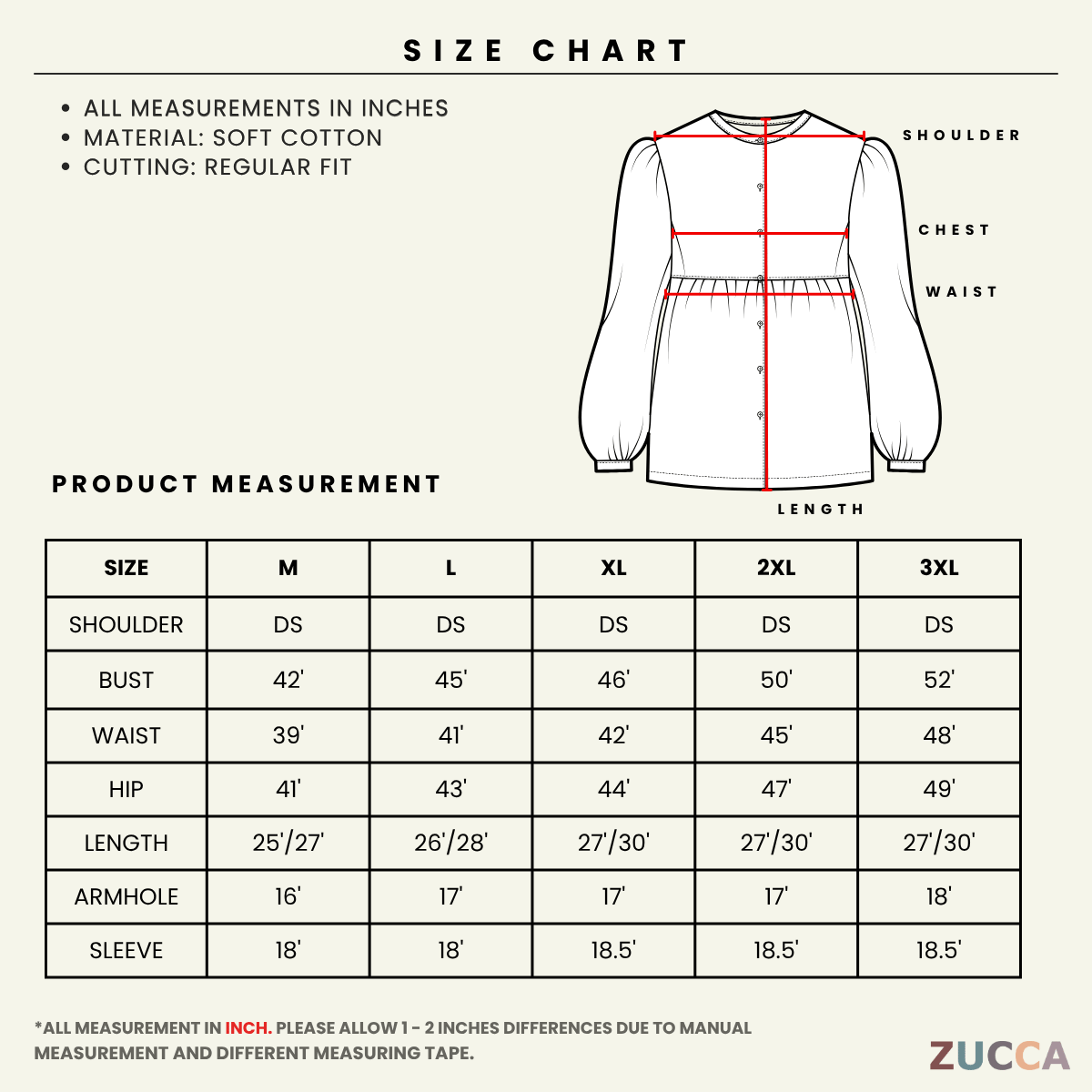 ZUCCA KARINA KASUAL WOMEN SHIRT LONG SLEEVE - MA254