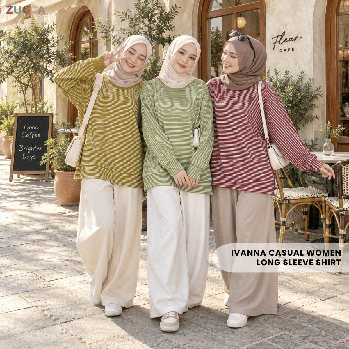 ZUCCA IVANNA KASUAL WOMEN LONG SLEEVE SHIRT - MA256