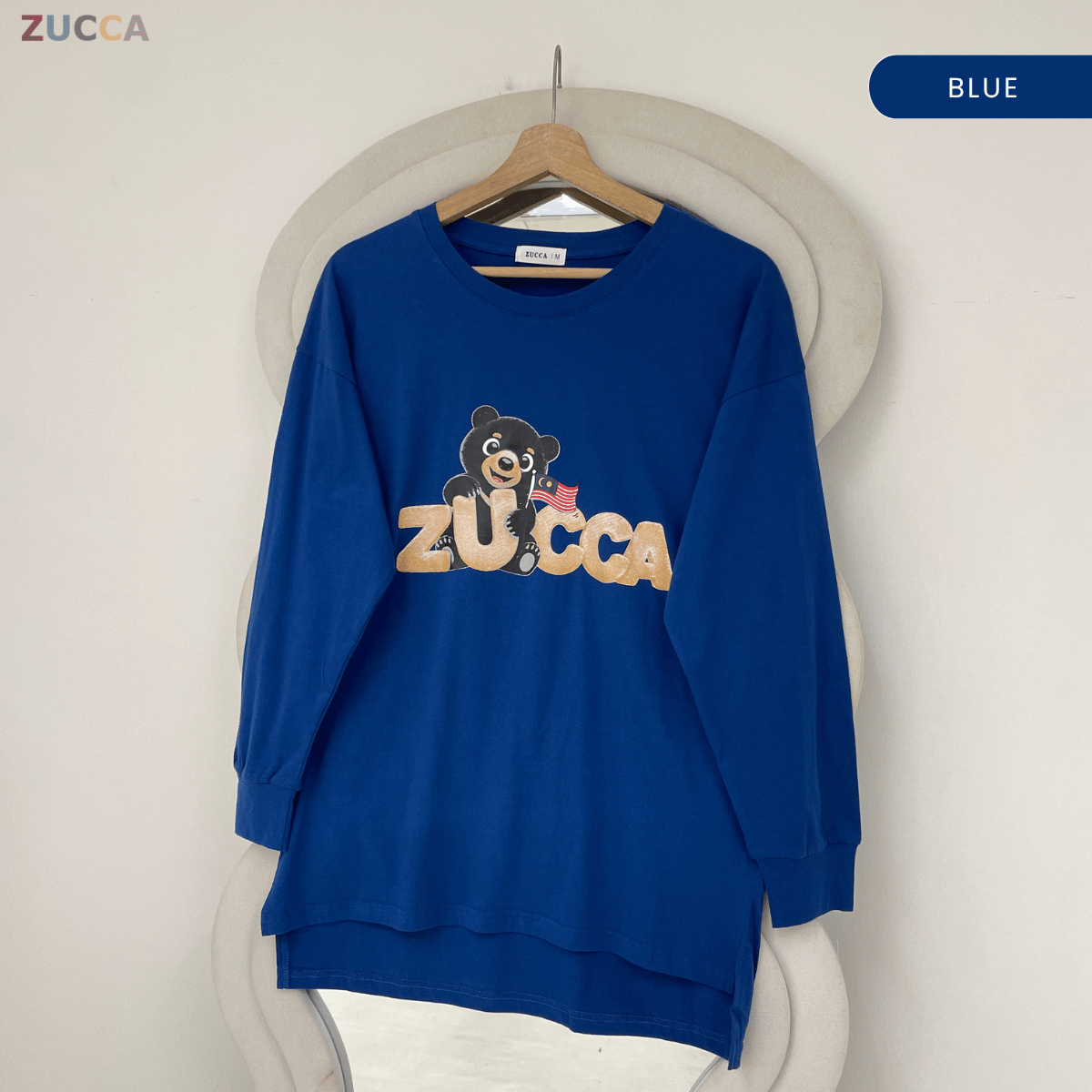 ZUCCA NARISA PATRIOT BEAR CASUAL TOP-MA267