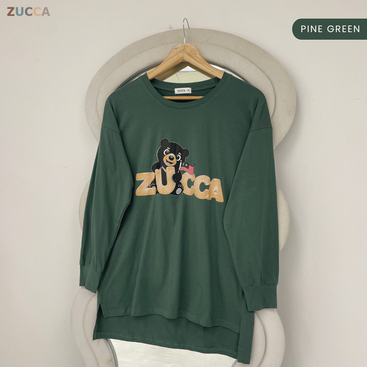 ZUCCA NARISA PATRIOT BEAR CASUAL TOP-MA267