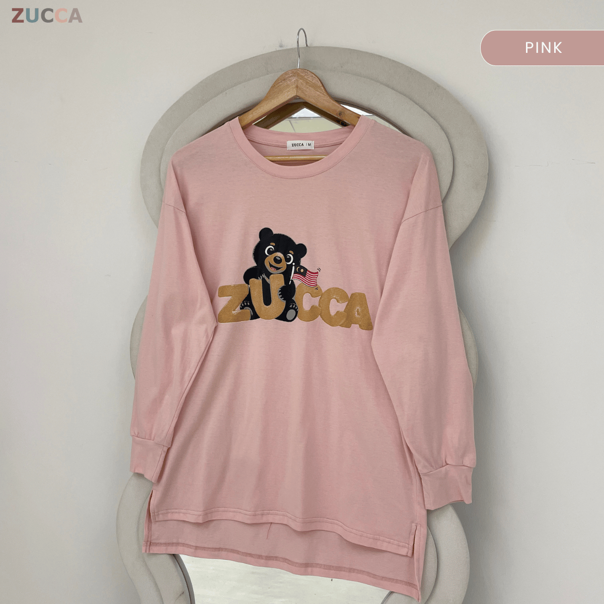 ZUCCA NARISA PATRIOT BEAR CASUAL TOP-MA267