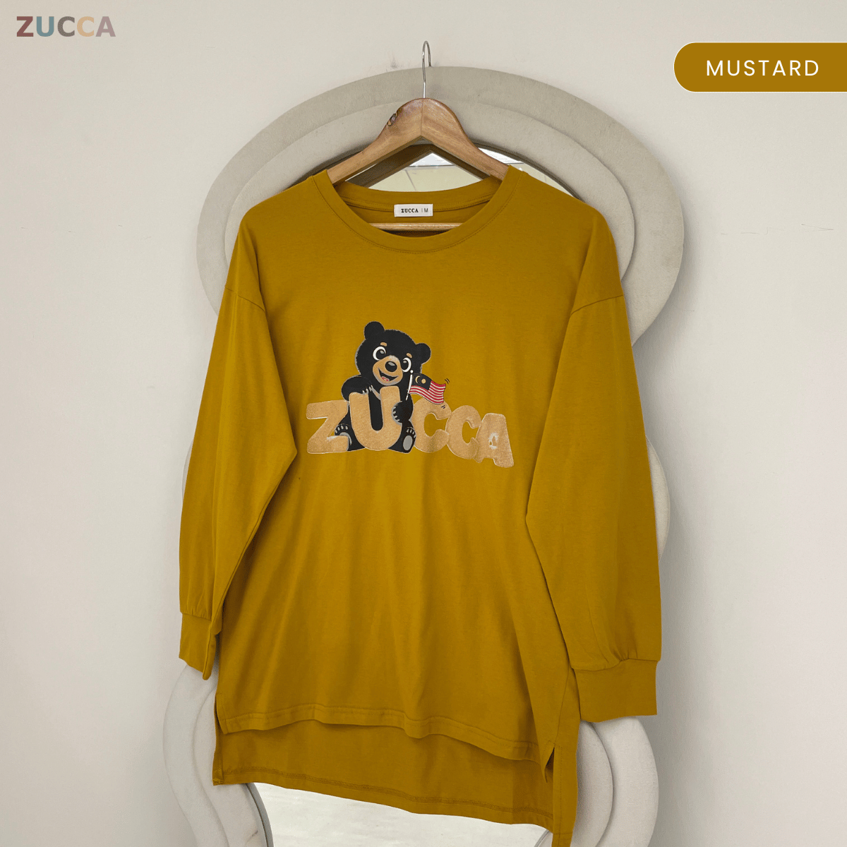 ZUCCA NARISA PATRIOT BEAR CASUAL TOP-MA267