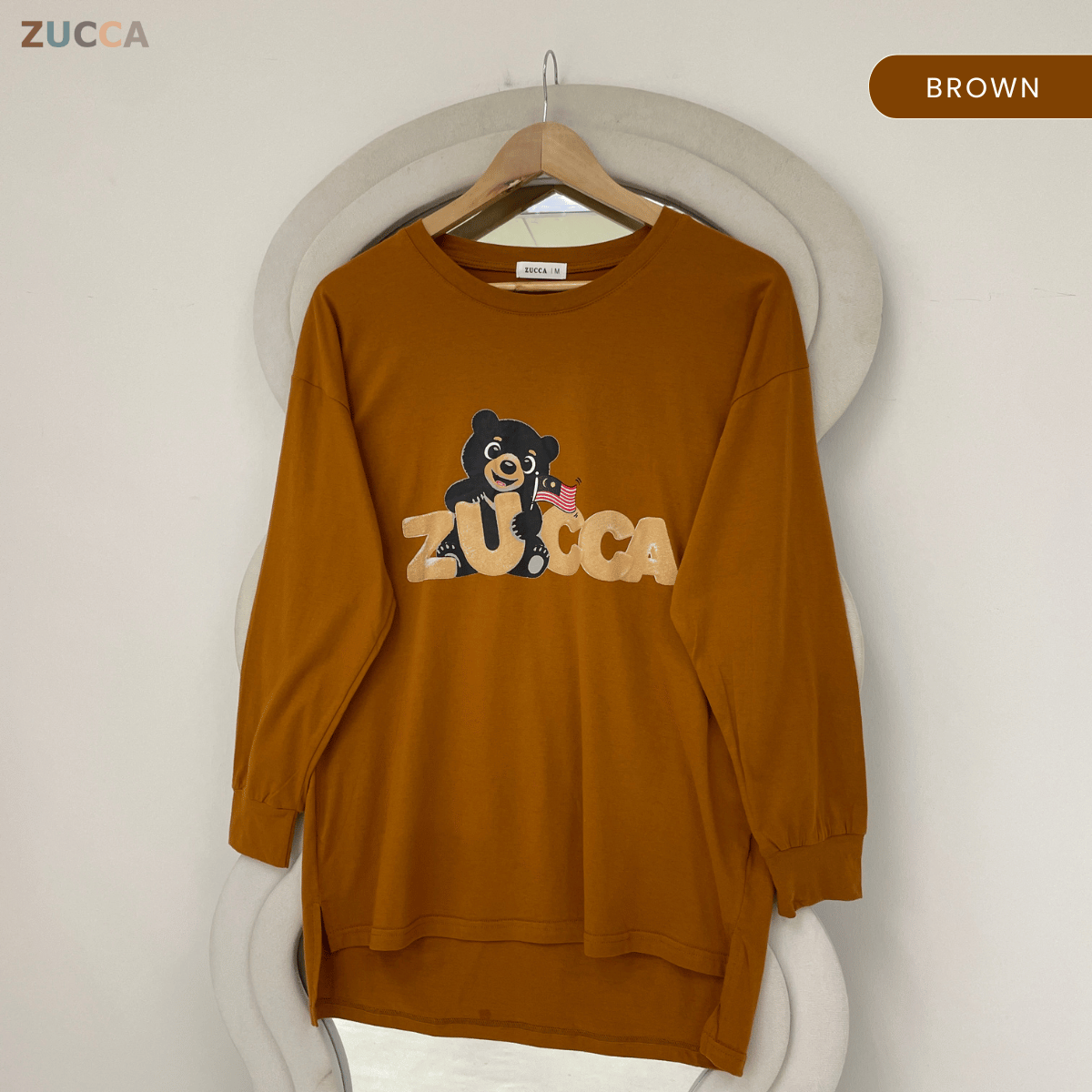 ZUCCA NARISA PATRIOT BEAR CASUAL TOP-MA267