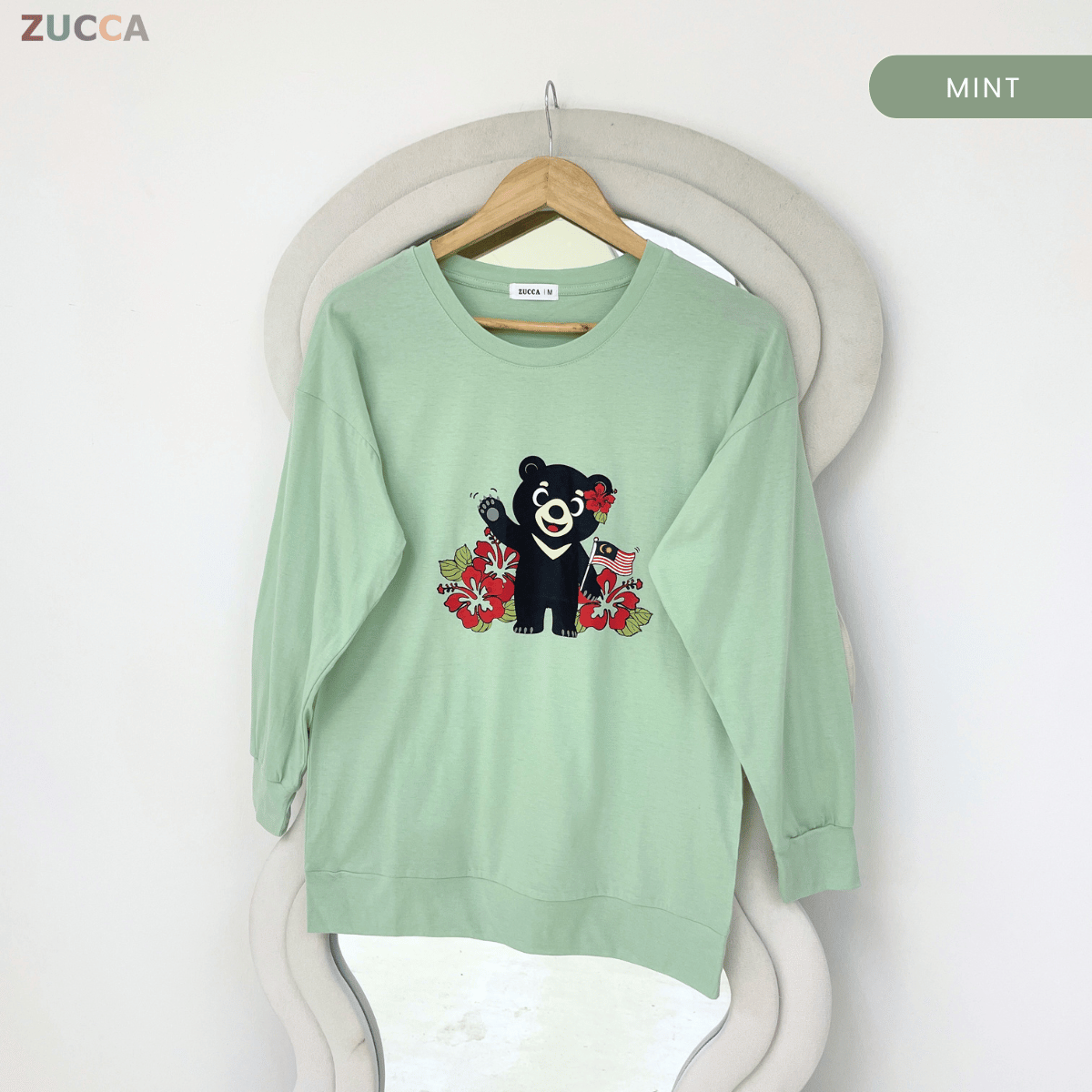 ZUCCA MILIA BUNGA RAYA MERDEKA GRAPHIC TEE - MA268