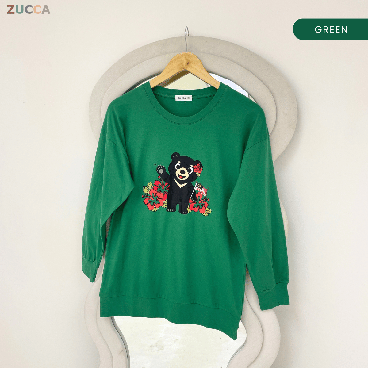 ZUCCA MILIA BUNGA RAYA MERDEKA GRAPHIC TEE - MA268
