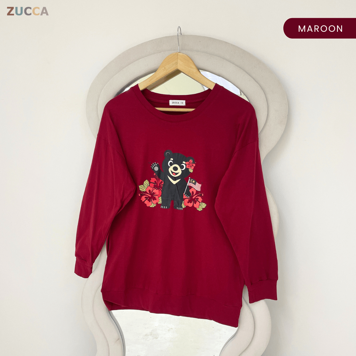 ZUCCA MILIA BUNGA RAYA MERDEKA GRAPHIC TEE - MA268
