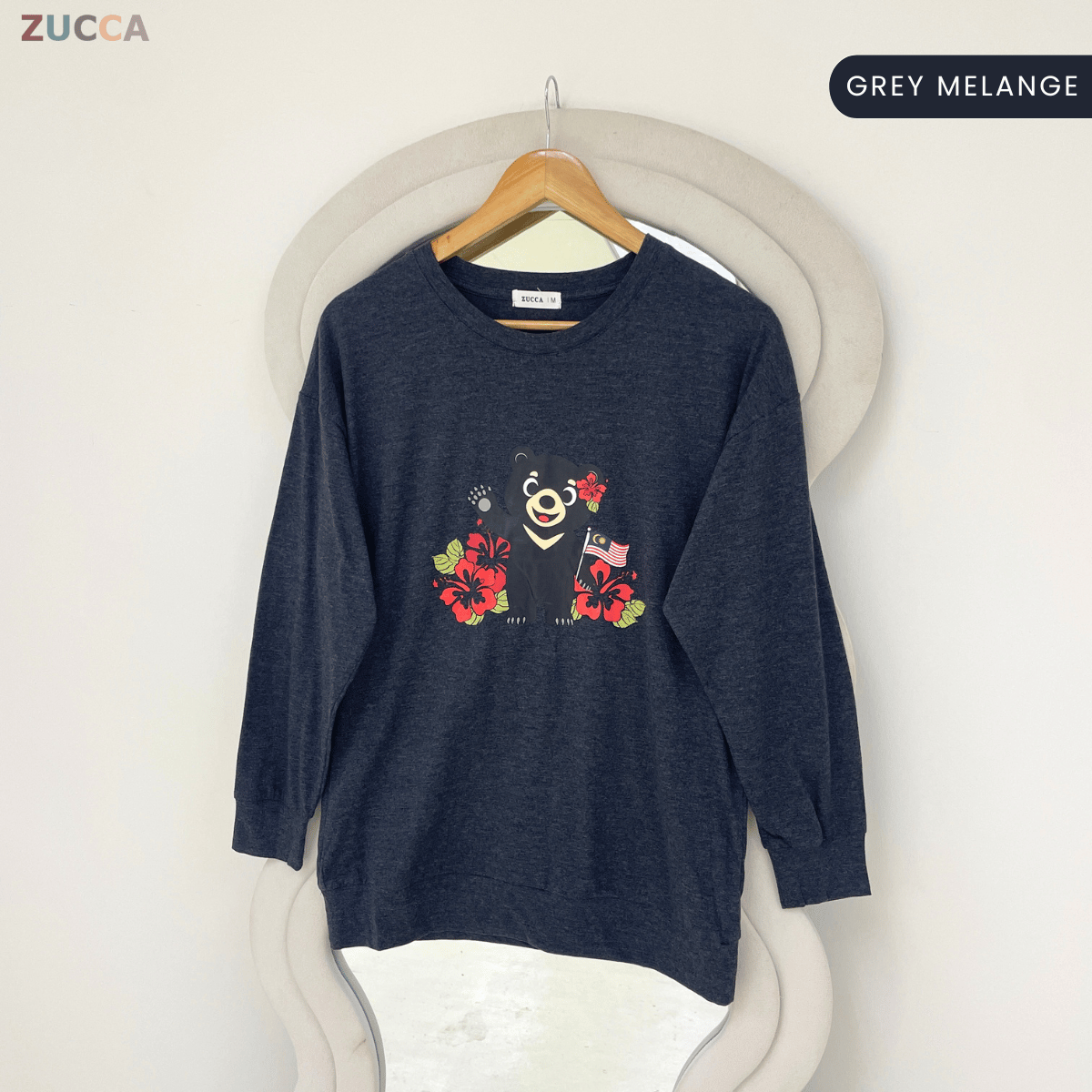 ZUCCA MILIA BUNGA RAYA MERDEKA GRAPHIC TEE - MA268