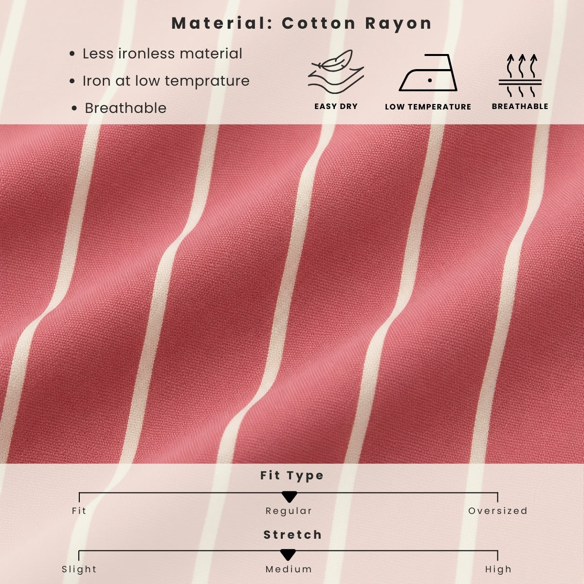 ZUCCA AINAA STRIPED BUTTON DETAIL LONG SLEEVE BLOUSE - MA286