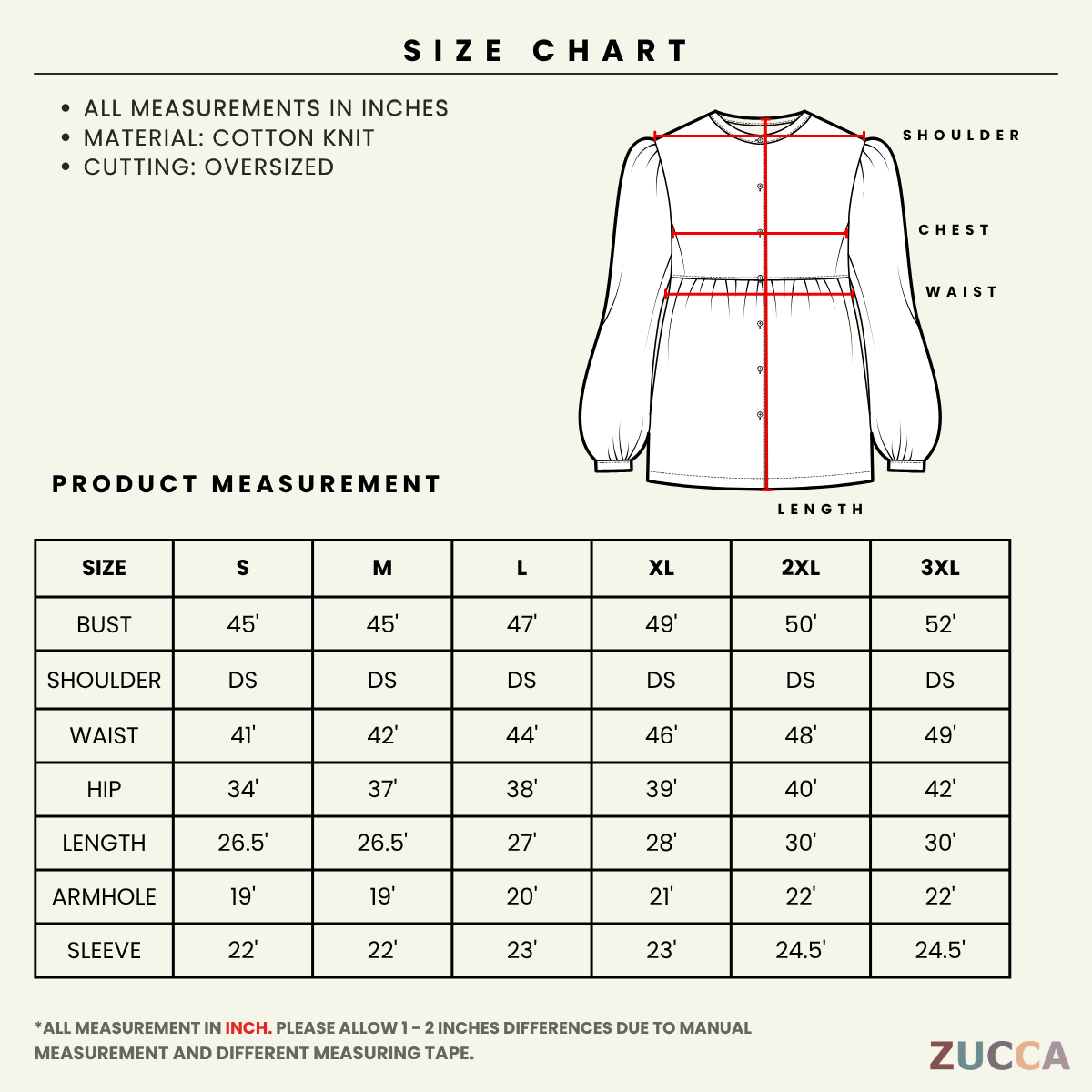 ZUCCA LYDENA KASUAL WOMEN SWEATSHIRT LONG SLEEVE - MAC1004 (SW150)