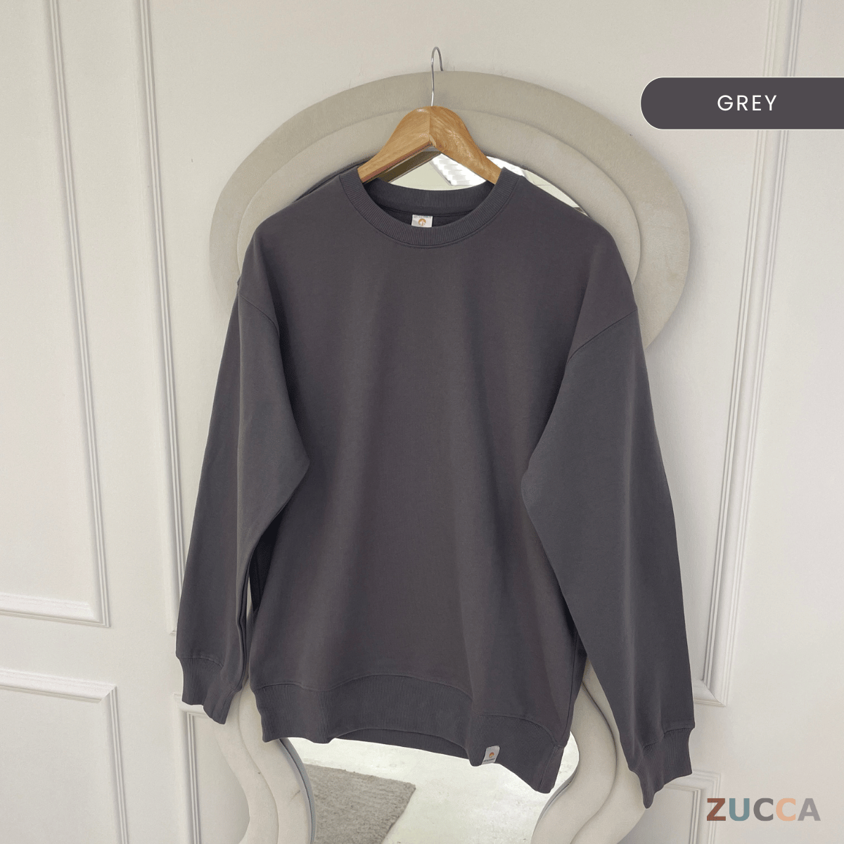 ZUCCA LYDENA KASUAL WOMEN SWEATSHIRT LONG SLEEVE - MAC1004 (SW150)
