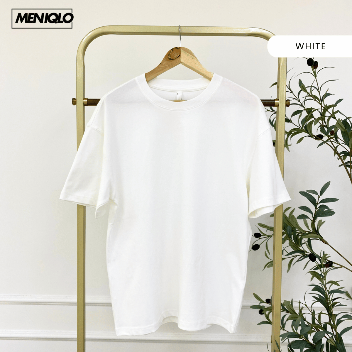 MENIQLO LOGAN MEN BASIC COTTON 220GSM -MAC1007(SW135)
