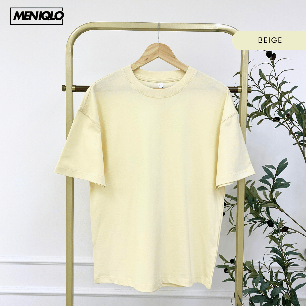 MENIQLO LOGAN MEN BASIC COTTON 220GSM -MAC1007(SW135)